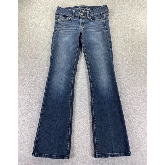 American Eagle Outfitters Denim - American Eagle Jeans Womens 4 Original Boot Cut Mid Rise Dark Wash Y2K Denim